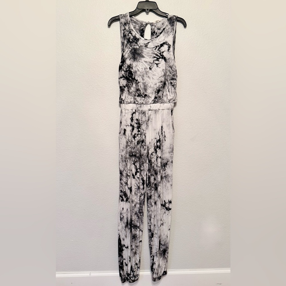 Main Strip Monochrome Tie-Dye Jumpsuit